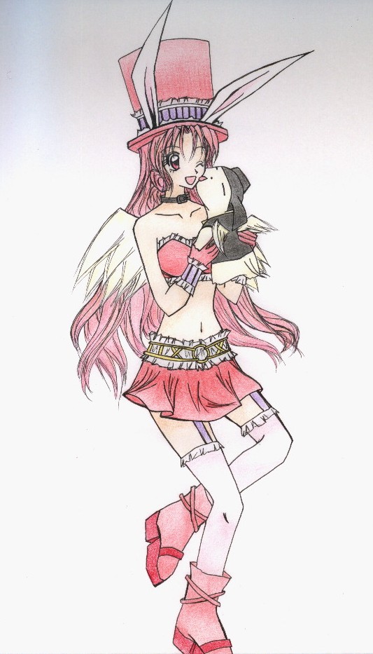 Meroko (& Izumi) *Little_Miss_Anime art trade* by saeki_annika