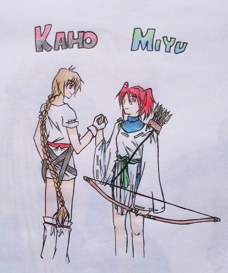 My OCs Kaho and Miyu! by saeki_annika