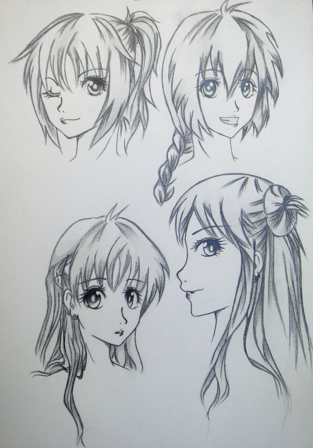 my OCs sketch by saeki_annika