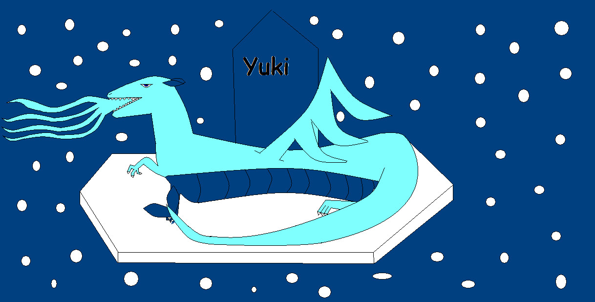 Yuki The Ice Dragon (For Swampertgirl0504) :3 by sailoraqua13