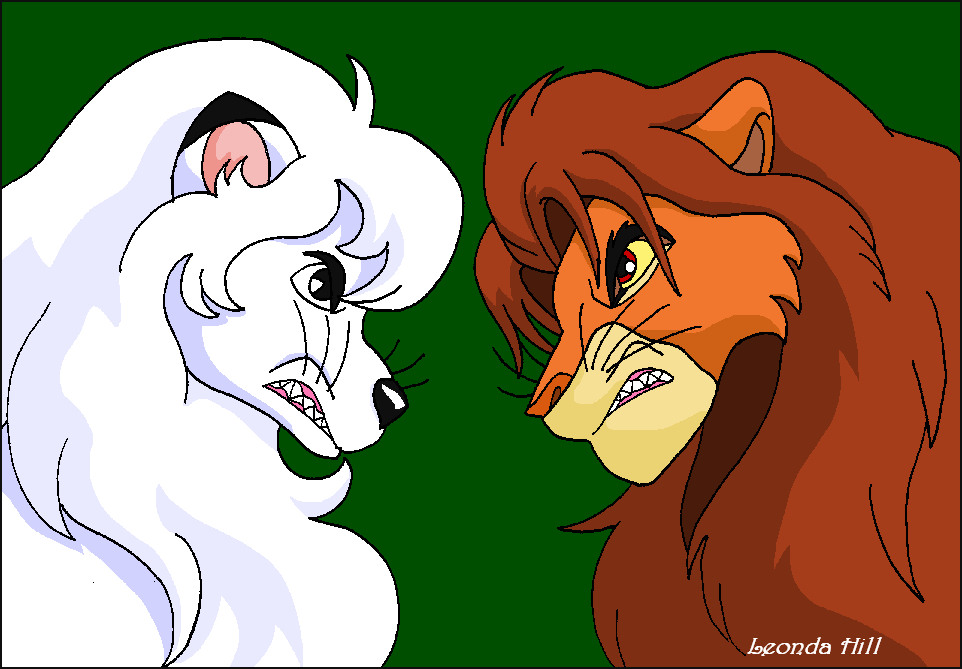 Kimba vs. Simba II by sailorharmony2000