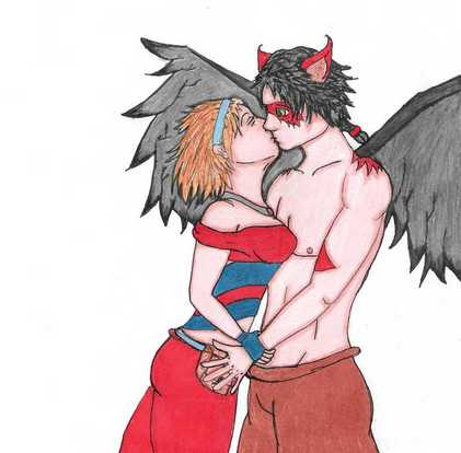 Ryu and Jade kiss by sailorme120