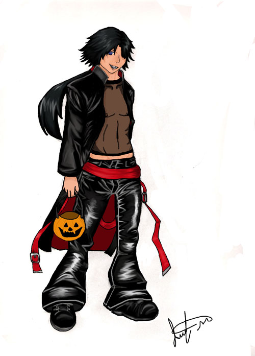 Ryu's halloween colored by sailorme120