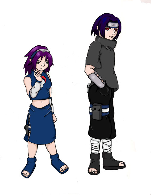 Uchiha colored by sailorme120