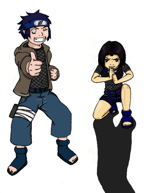 naruto kids colored by sailorme120