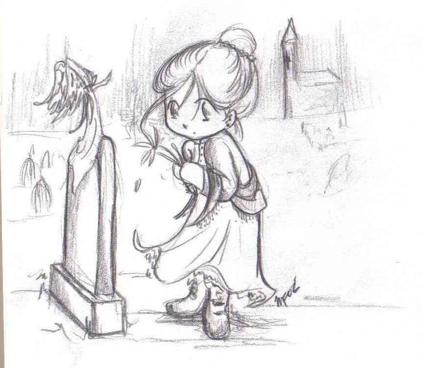 The Girl and The Cemetery by sailorseksy
