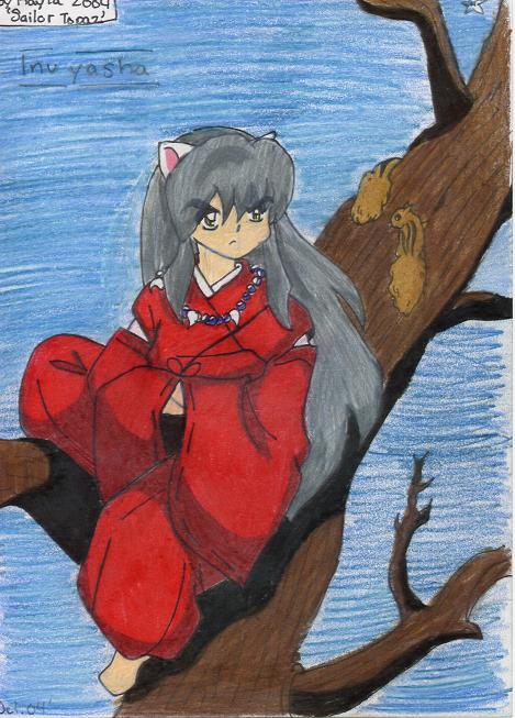 InuYasha and some squirrellies.. by sailortopaz