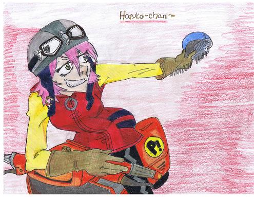 Haruko! ( Colored ) by sailortopaz