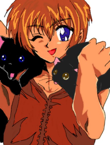 Omi! With kitties! by sakayume