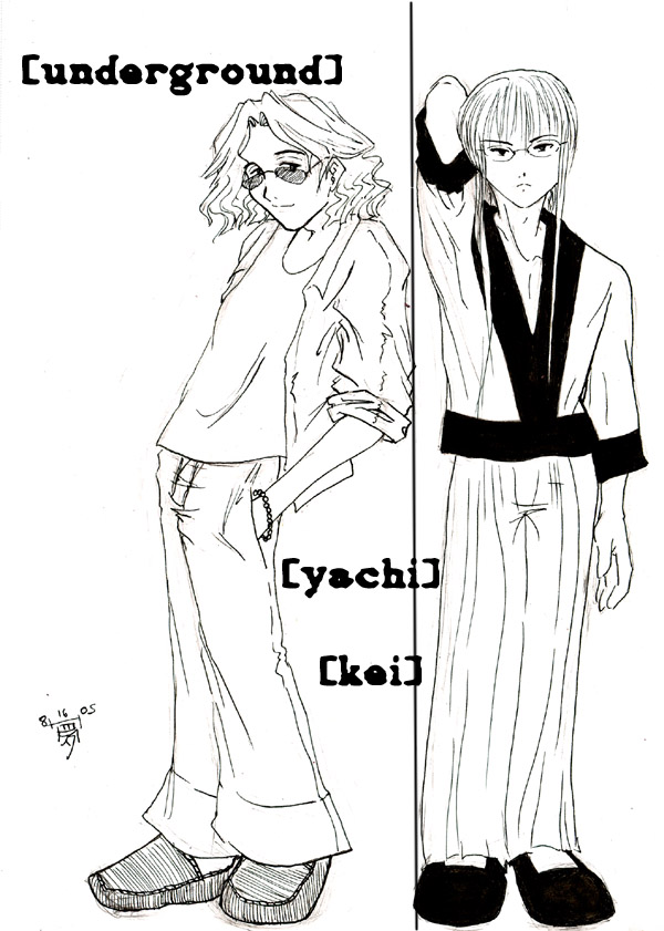 Yachi | Kei [underground] by sakayume