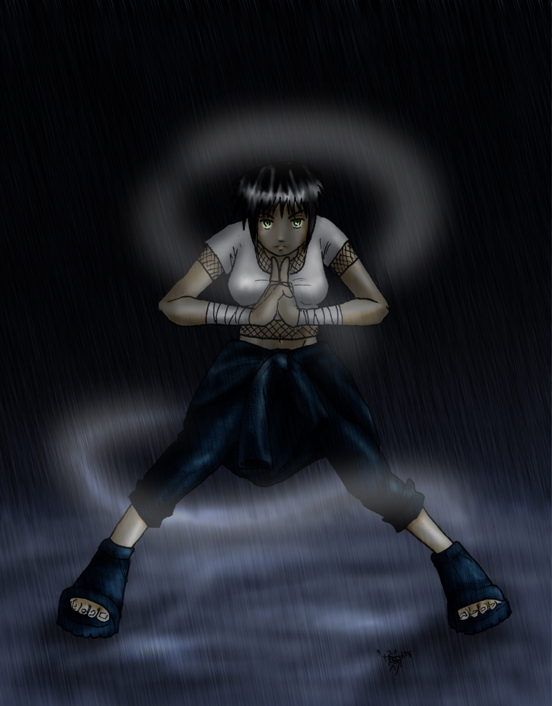 Yusuko, Rain-nin by sakayume