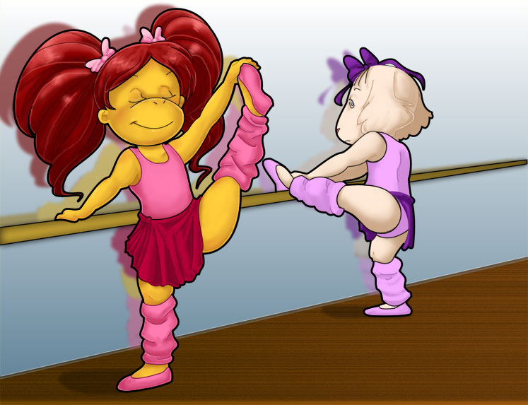 Muffy &amp; Fern Ballet by salamander