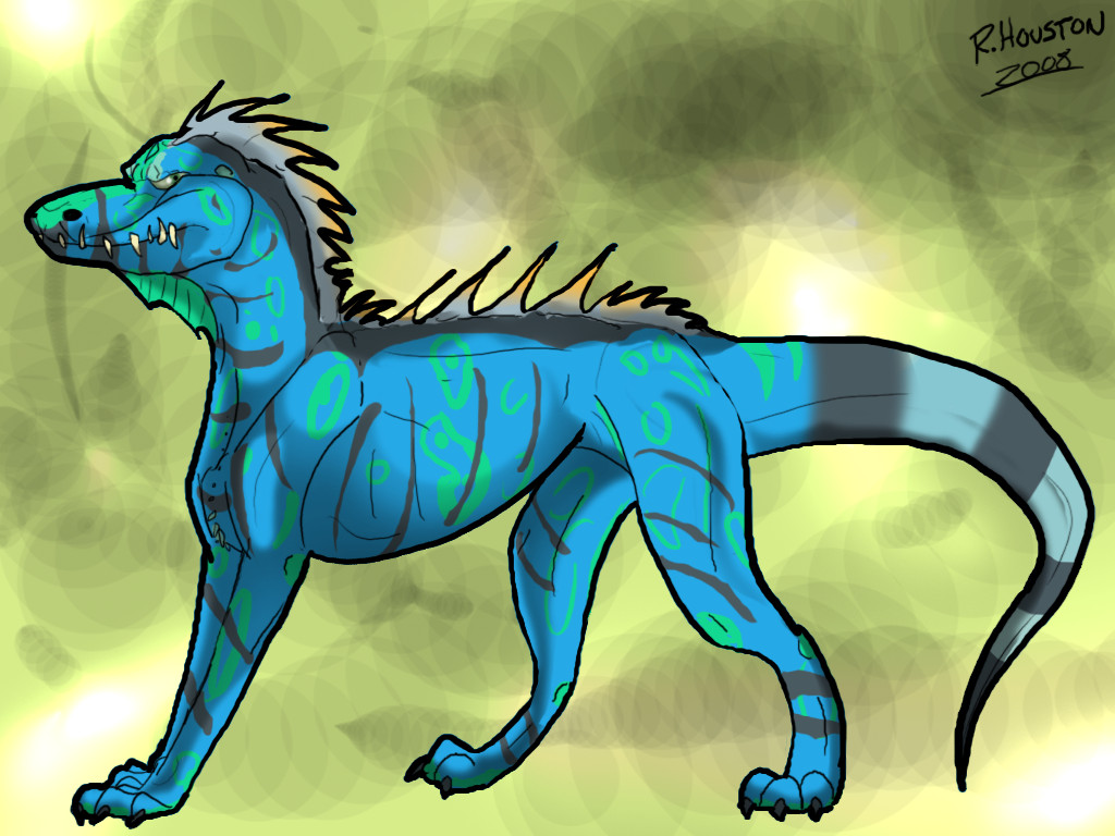 blue dragon by salamandereffect