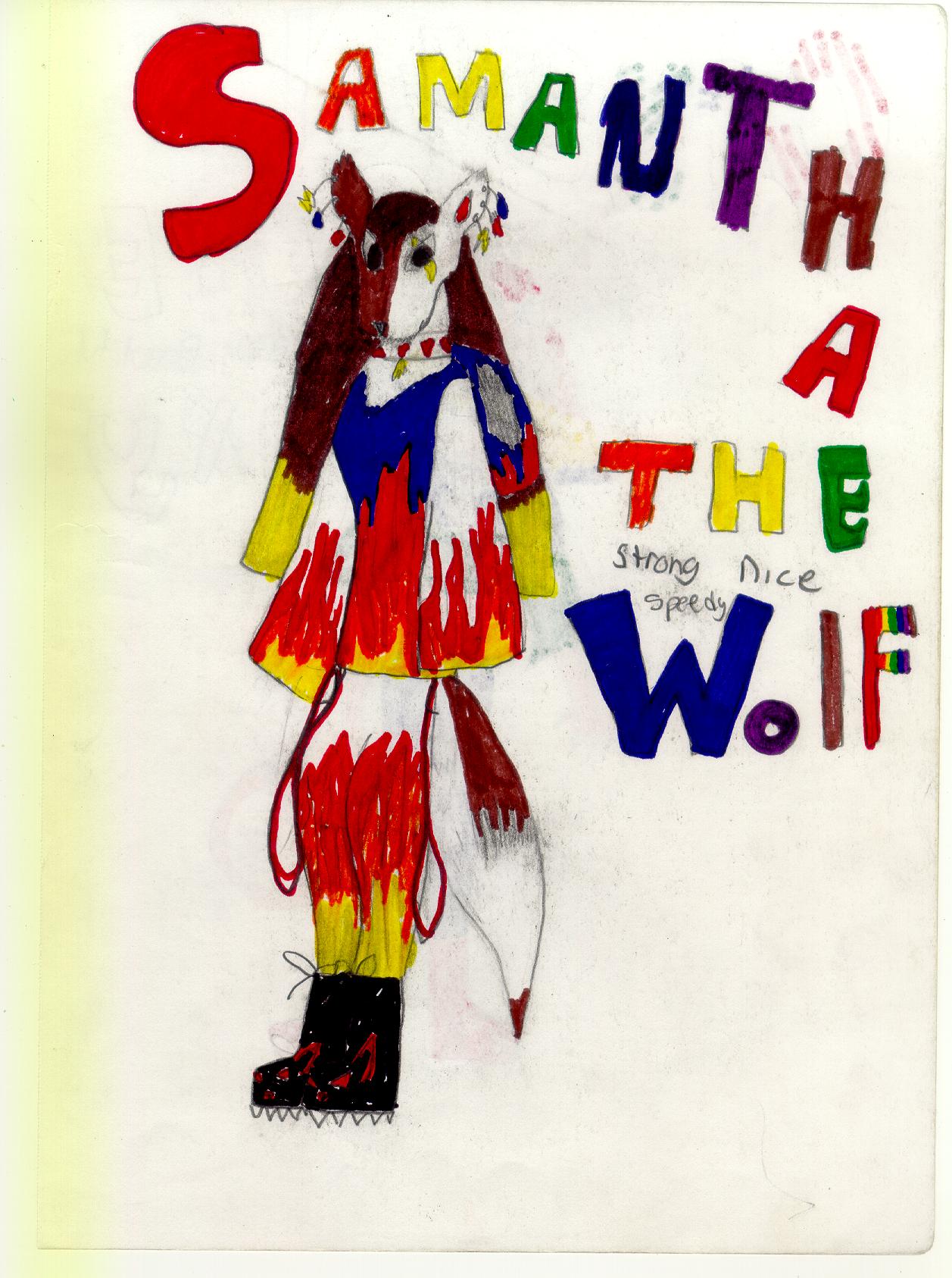samantha the wolf by sam01