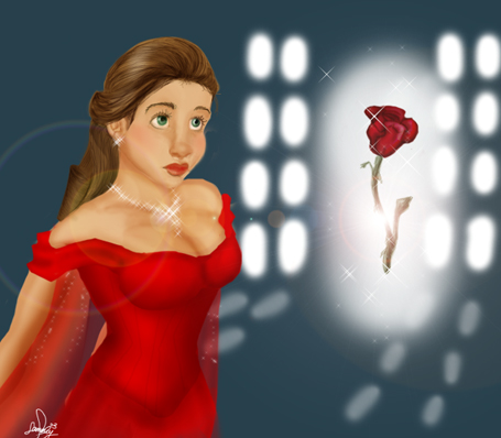 Beauty and the Rose by sammysmee