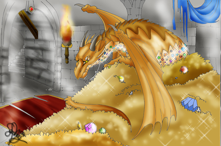 Smaug the Magnificent by sammysmee