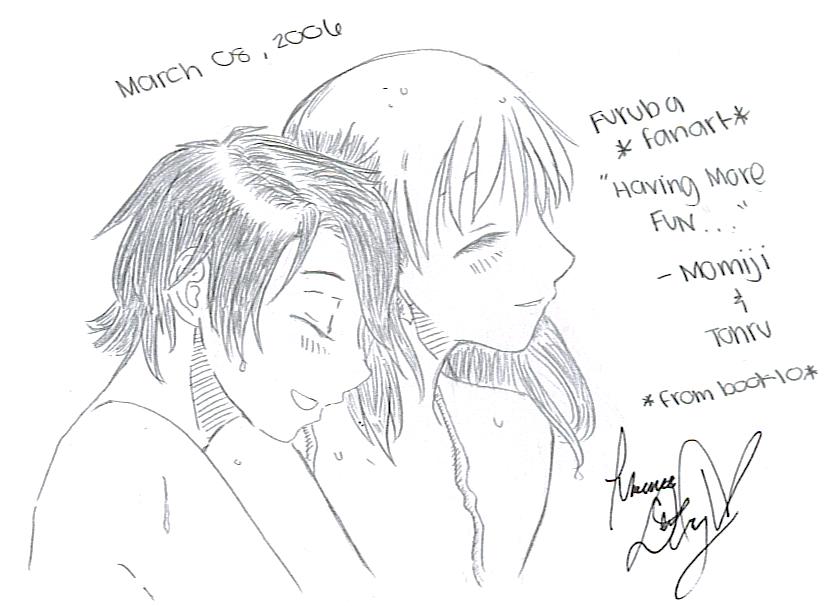 "having more fun" -momiji and tohru by sana-chan