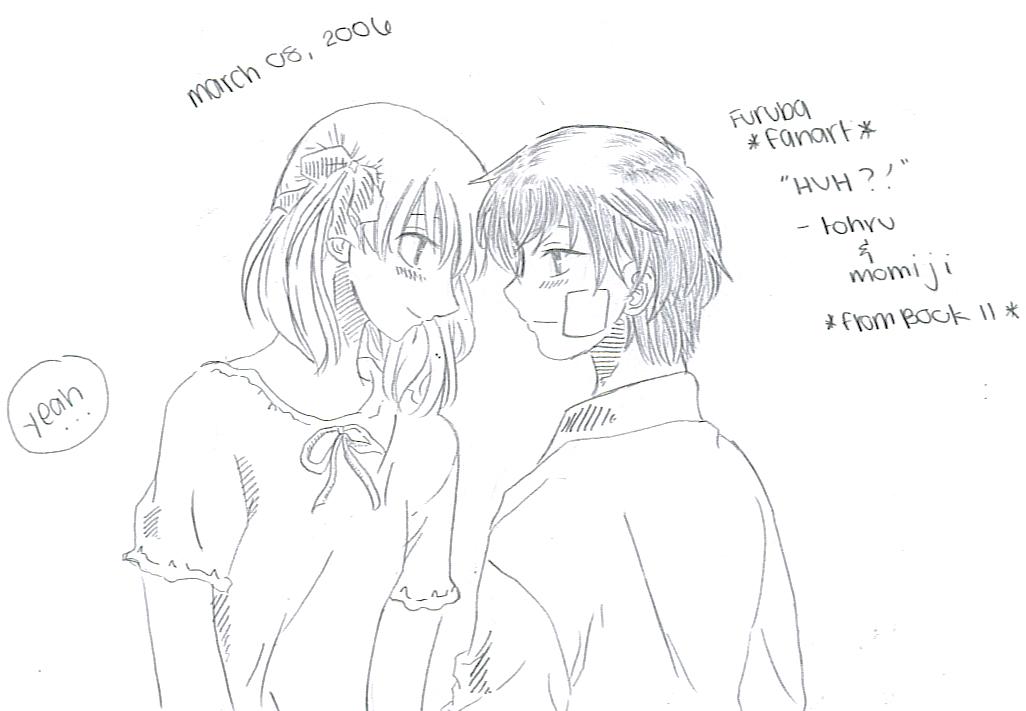 "HUH?!" -tohru and momiji by sana-chan