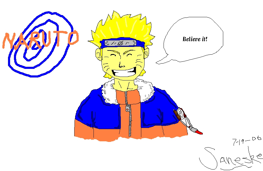 first naruto computer pic by saneske