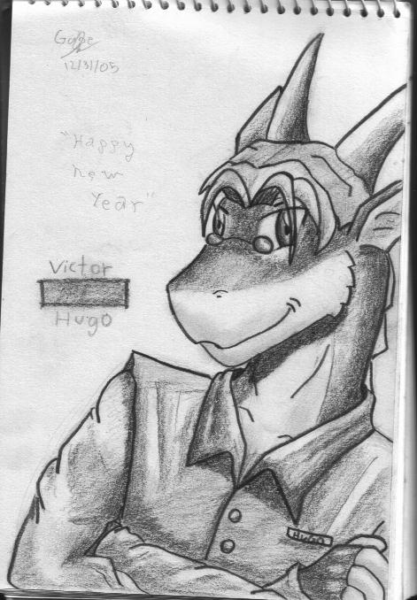 Sly dragon in a suit... by sanman2006