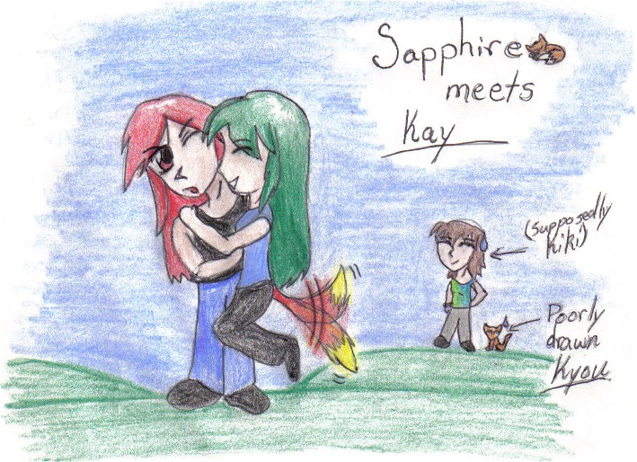 Sapphire meets Kay by sapphirekodo