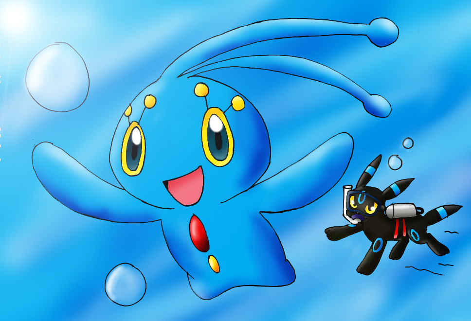 Ocean Blue *gift for Manaphy* by sapphirestar7789