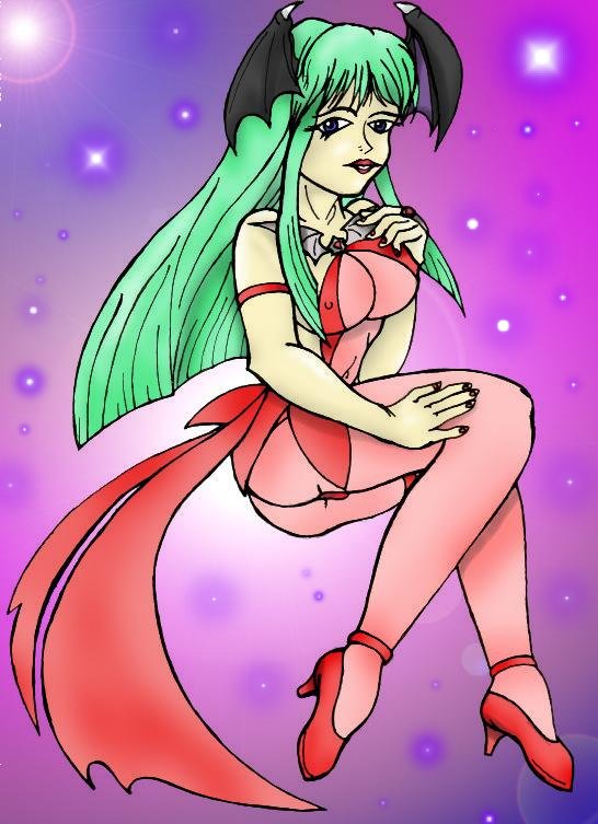 Morrigan in Mistress Outfit by saruon_sama
