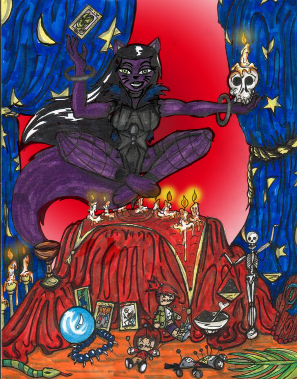 Hex the Imaginary Voodoo Mystic by saruon_sama