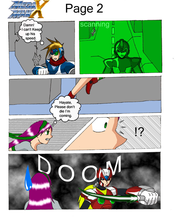 page 2 megaman x comic by sasionstrife