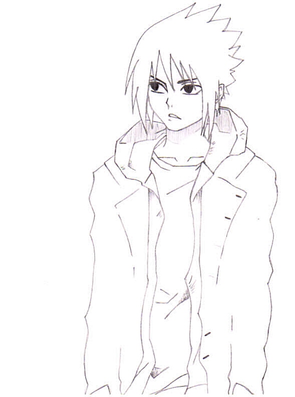 Sasuke in normal clothes by sasuke4kun