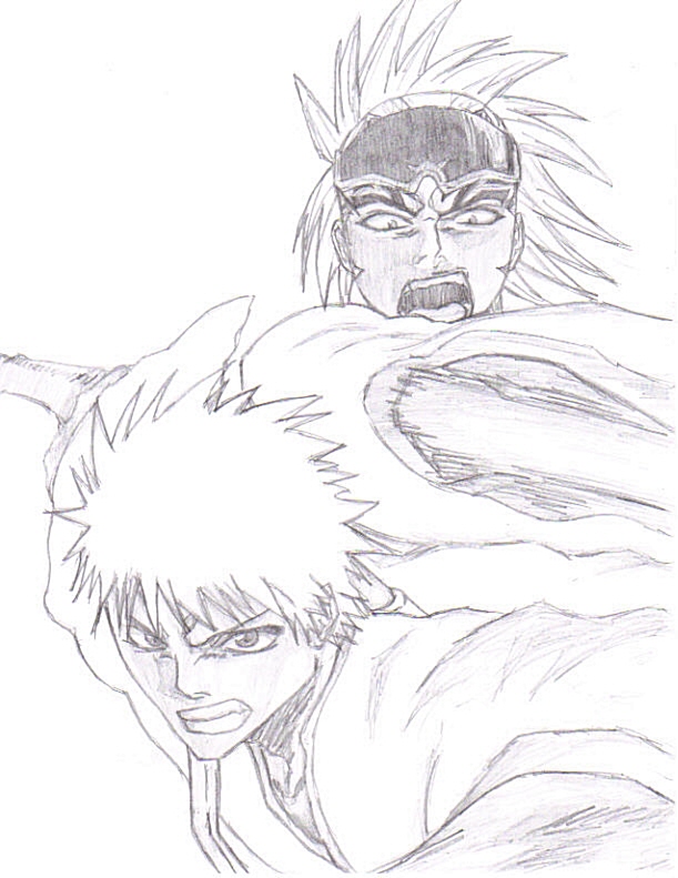Renji and Ichigo by sasuke4kun