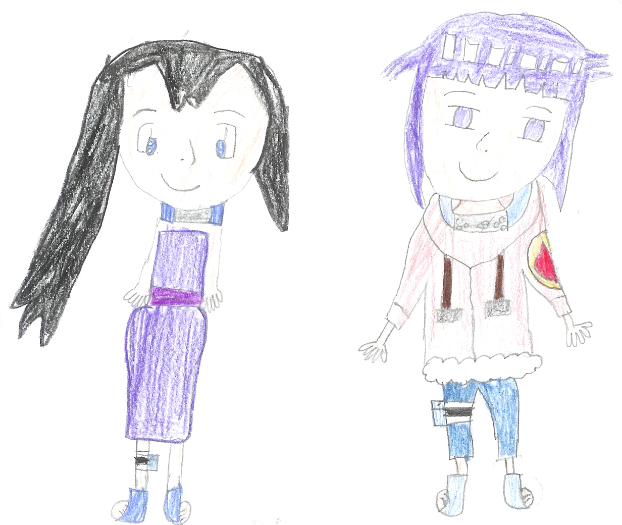 Yuki and Hinata(art trade) by sasukeishot