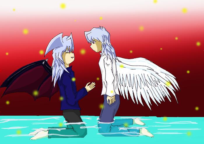 demon meets angel by satomisan
