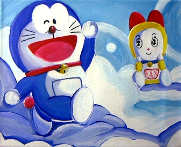 Doraemon and Dorami by satur9
