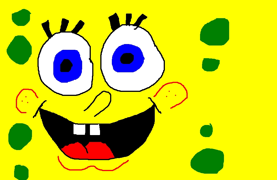 SpongeBob's Face by sbfan