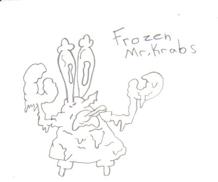 Frozen Mr.Krabs by sbfan