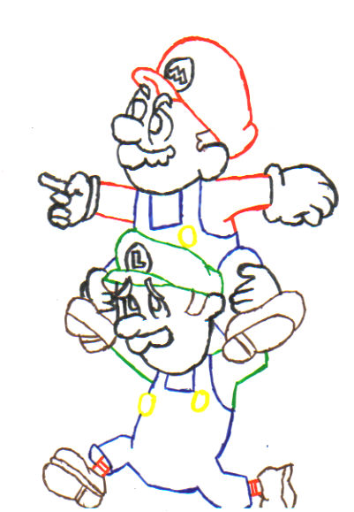 Mario And Luigi by sbfan