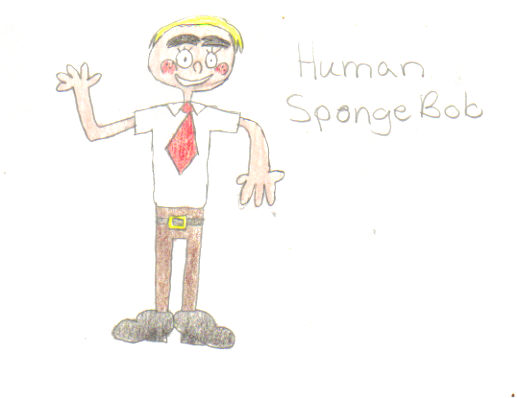 Human SpongeBob by sbfan