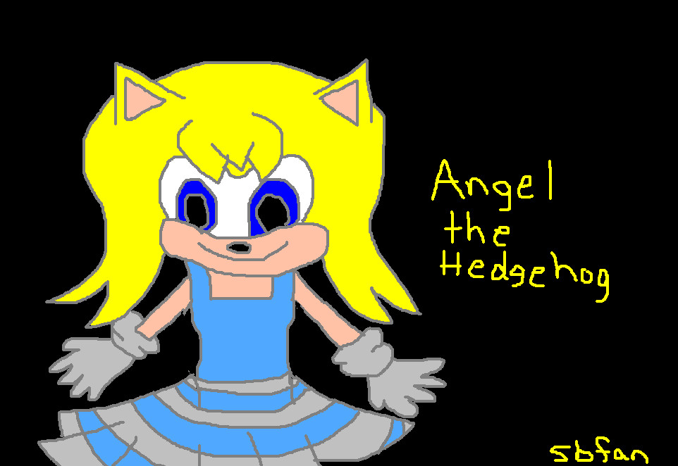 CONTEST ENTRY-Angel the Hedgehog for Sonicluva by sbfan