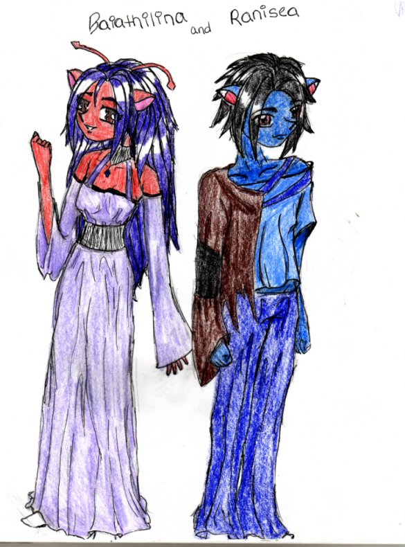Baiathilina and Ranisea ~for Jianaki by scarlet11