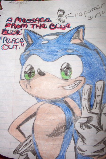 A Message From The Blue Blur: by scarlet11