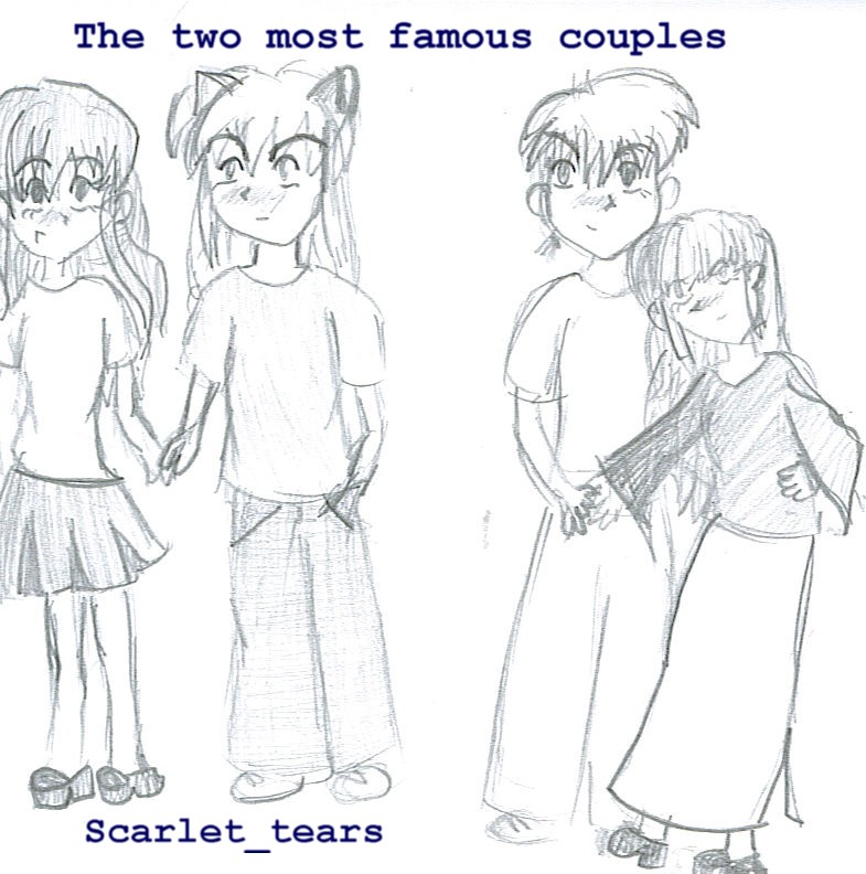            The Two Most Famous Couples! by scarlet_tears
