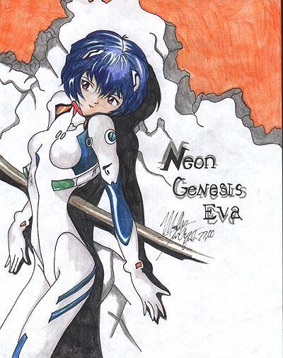 Rei Ayanami by sci00