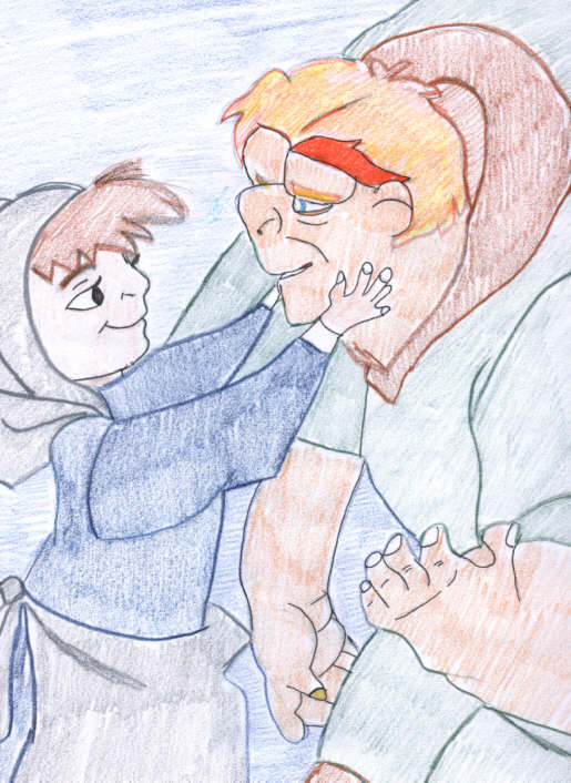 Quasimodo and child by scififan25