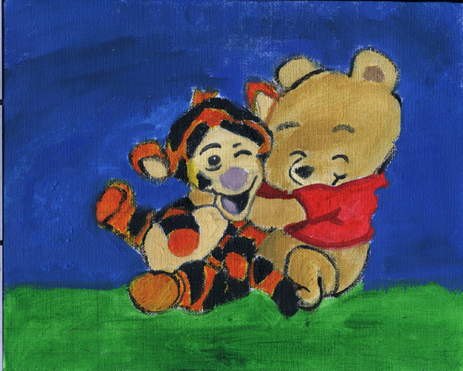 Baby Tigger and Baby Pooh by scififan25
