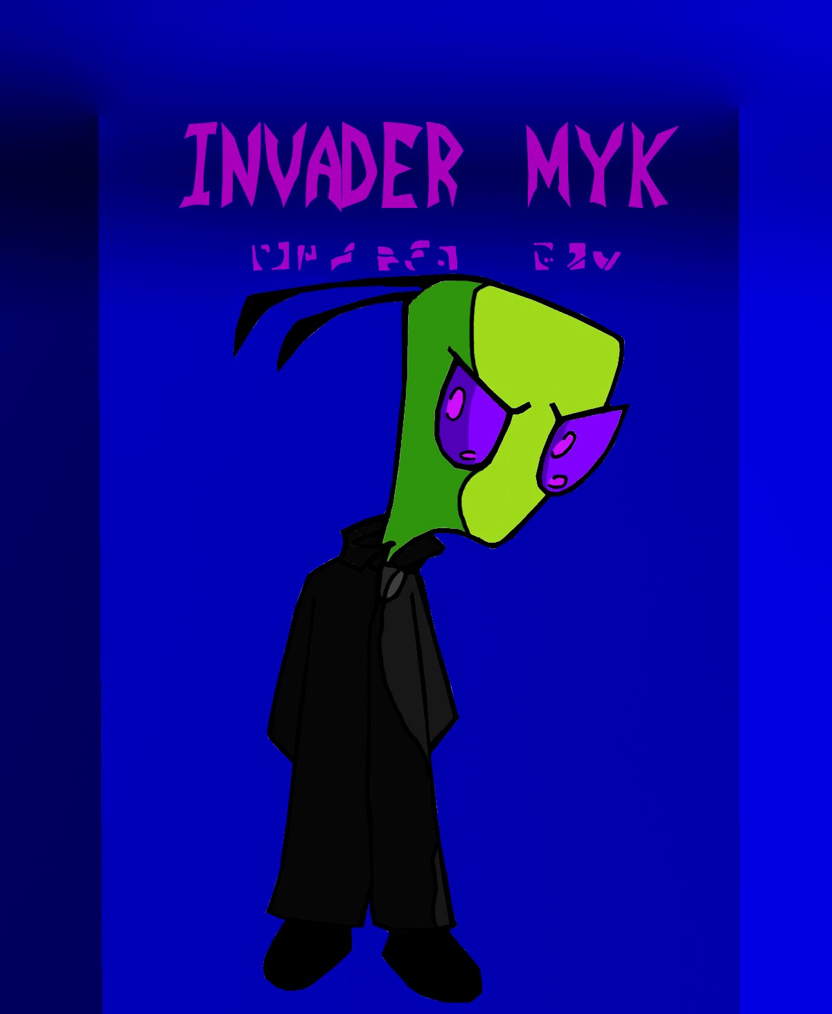 Invader Myk (OC) by scorpia14
