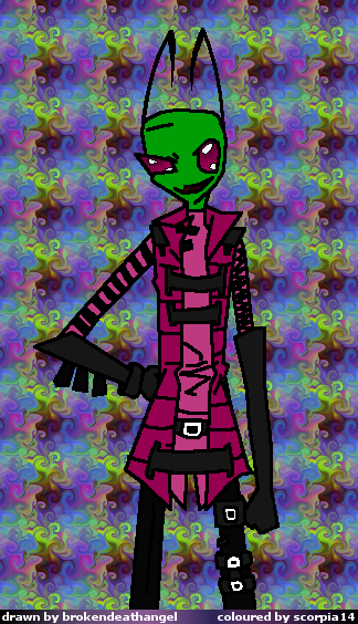 Zim (Coloured) by scorpia14