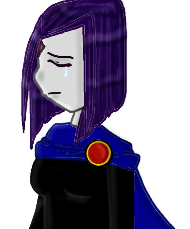 Sad Raven :( by scribbled_image