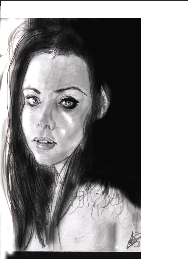 Amy Lee sketch by scribbled_image