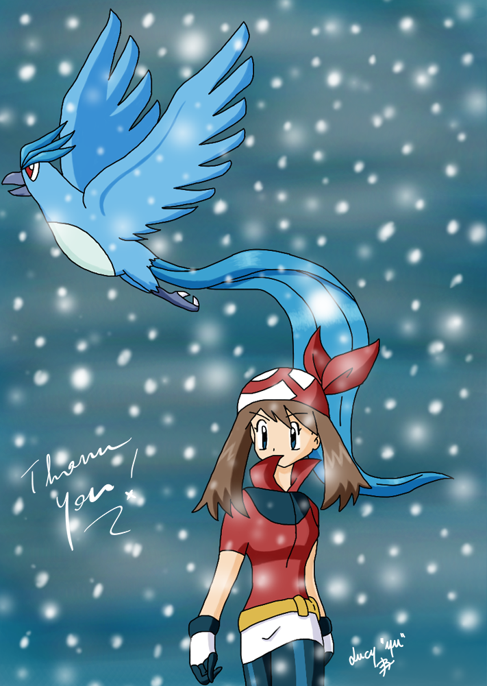 Thank you - May and Articuno by seiryu6